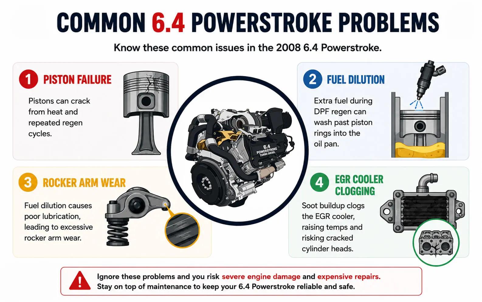 Common 6.4 Powerstroke Problems.